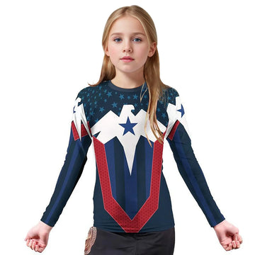 America Eagle Kids Rash Guard