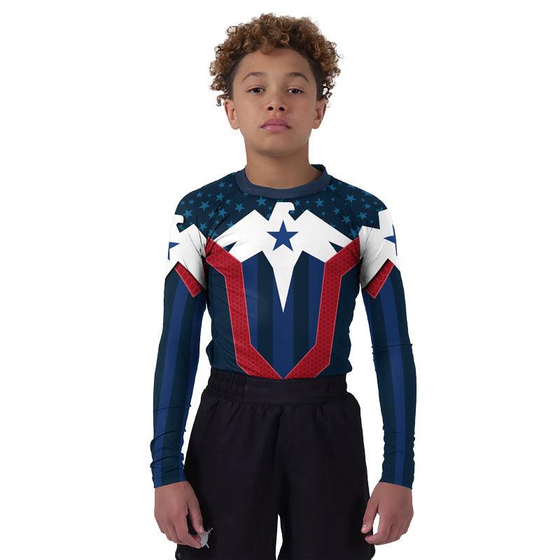 America Eagle Kids Rash Guard