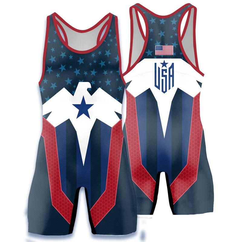 America Eagle Wrestling Singlet