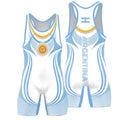 Argentina Olympic Wrestling Singlet
