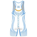Argentina Olympic Wrestling Singlet