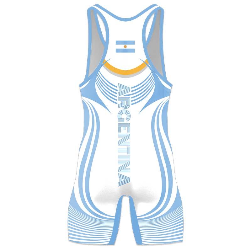 Argentina Olympic Wrestling Singlet