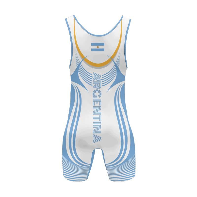 Argentina Olympic Wrestling Singlet