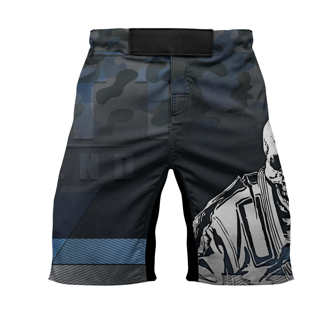 Argentina Skull Fighter Fight Shorts