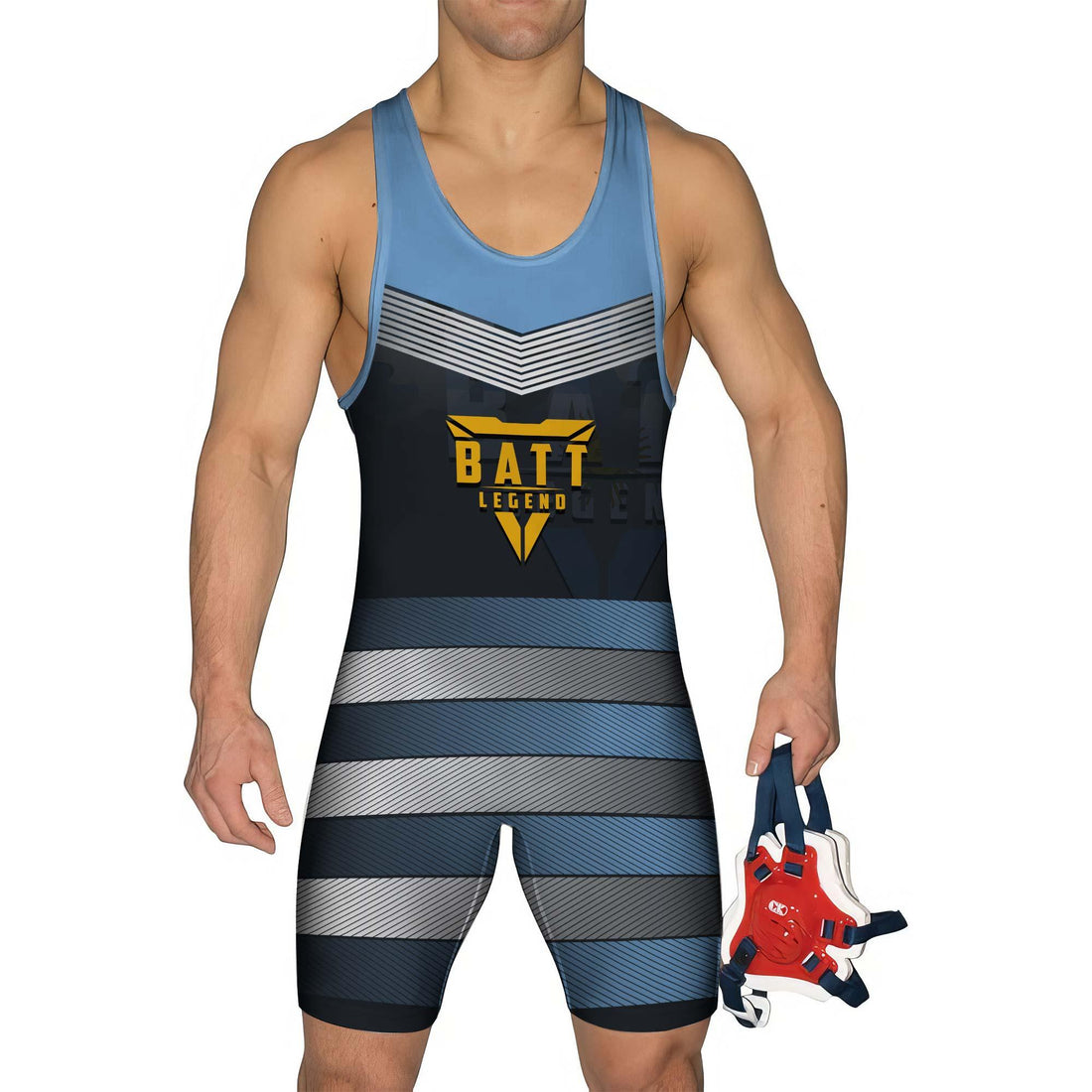 Argentina Skull Fighter Wrestling Singlet