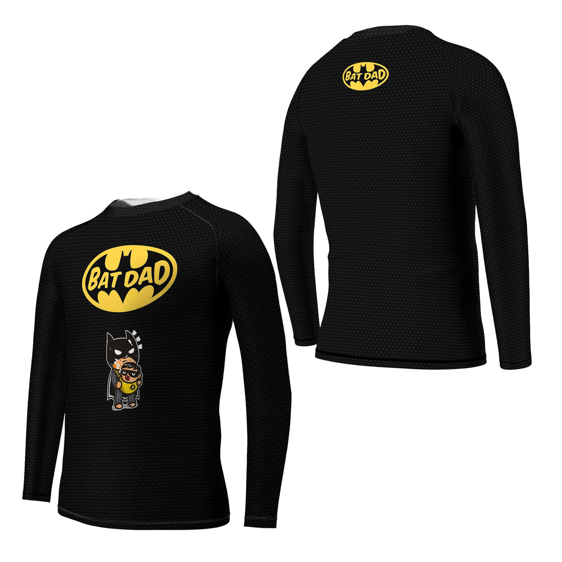 Bat Dad Kids Rash Guard
