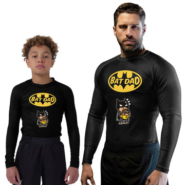 Bat Dad Rash Guard