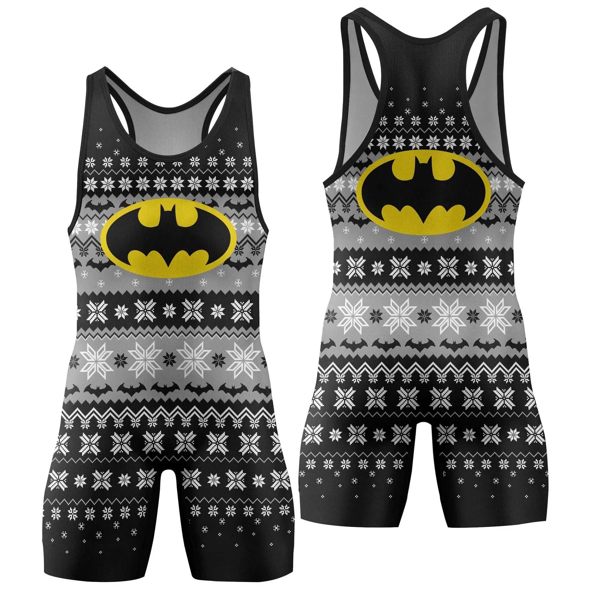 Batman Christmas Wrestling Singlet