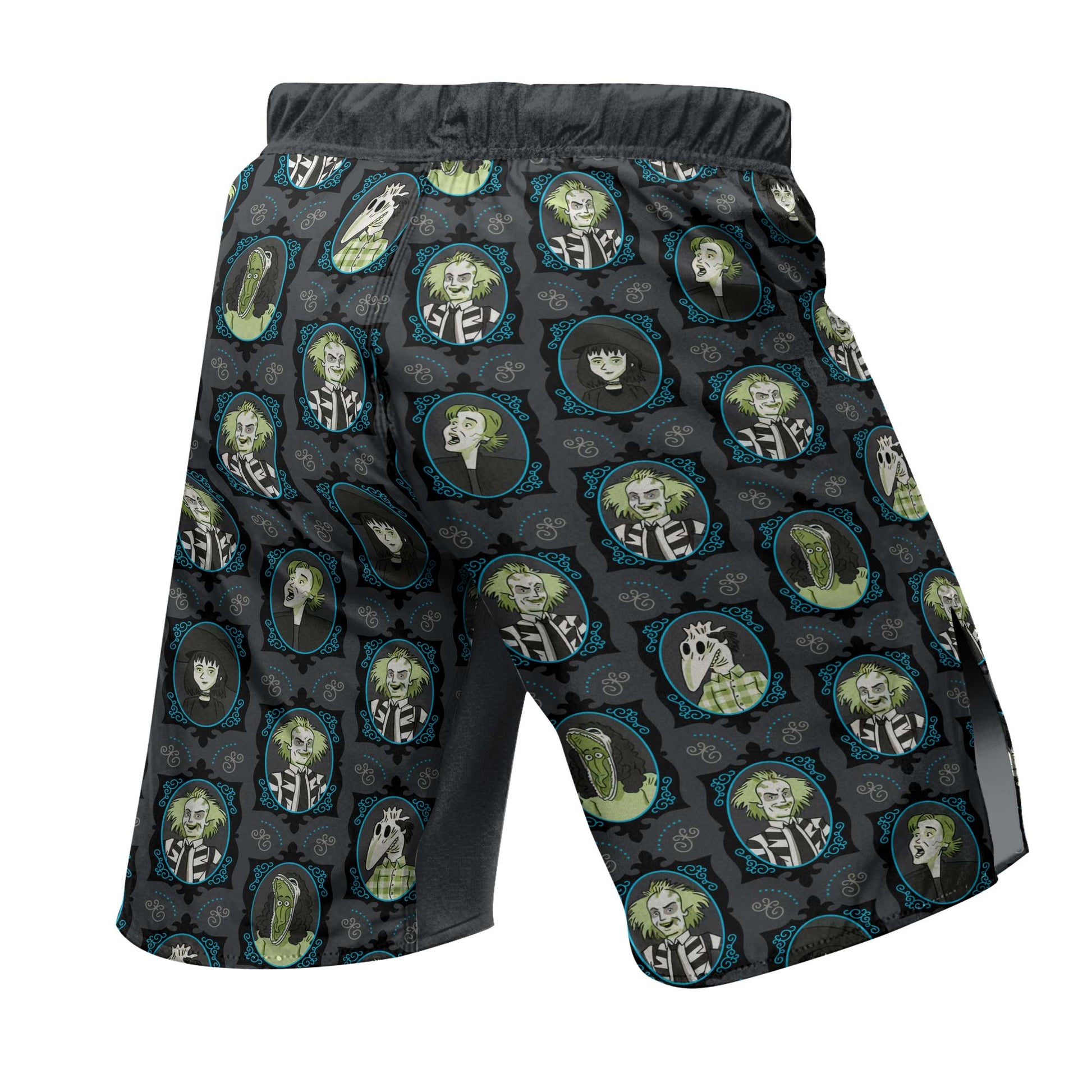 Beetlejuice Ghost Portraits Fight Shorts