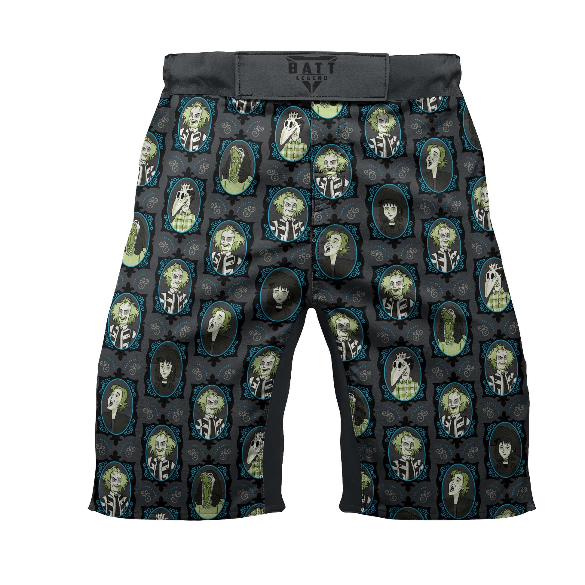 Beetlejuice Ghost Portraits Fight Shorts