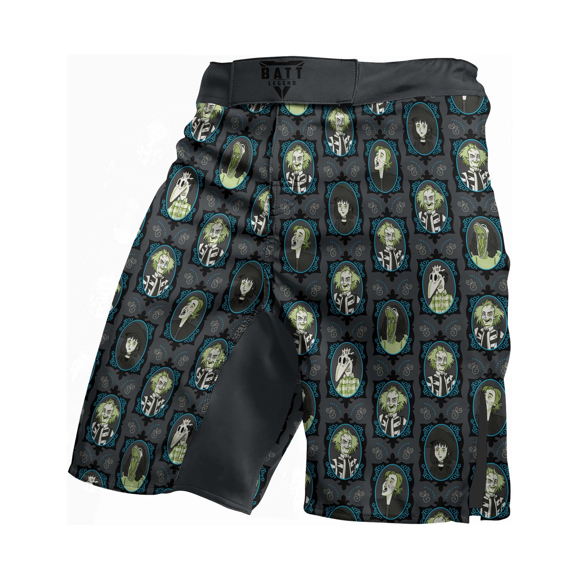 Beetlejuice Ghost Portraits Fight Shorts