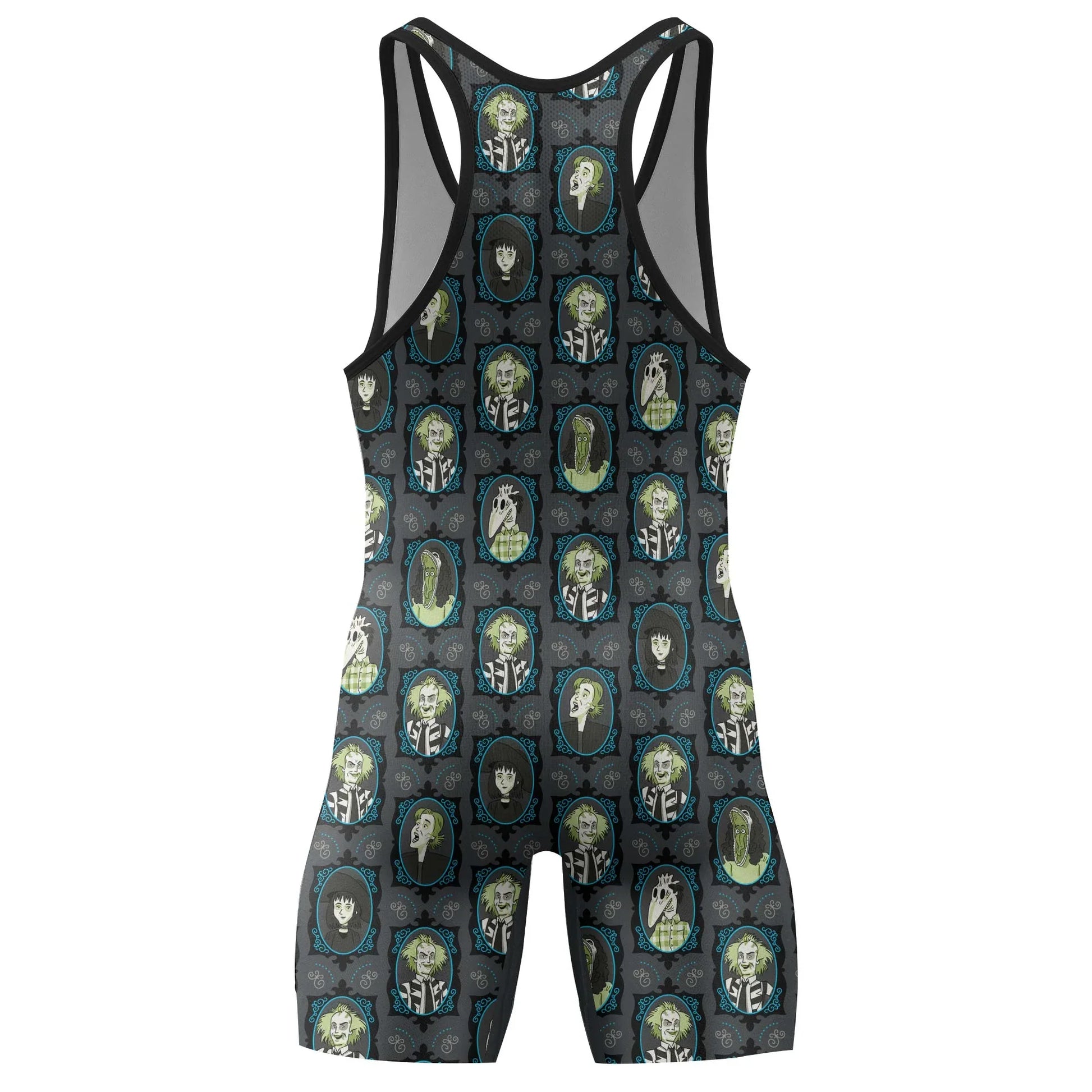 Beetlejuice Ghost Portraits Wrestling Singlet