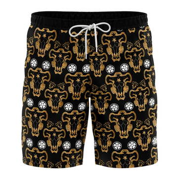 Black Clover Black Bulls Swim Trunks