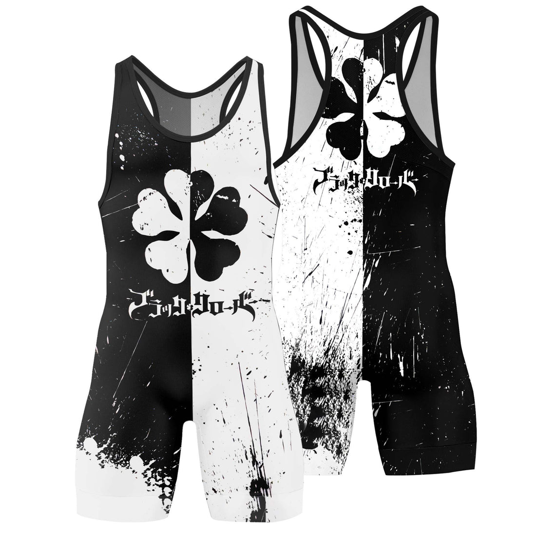 Black Clover Five Leaf Grimoire Wrestling Singlet