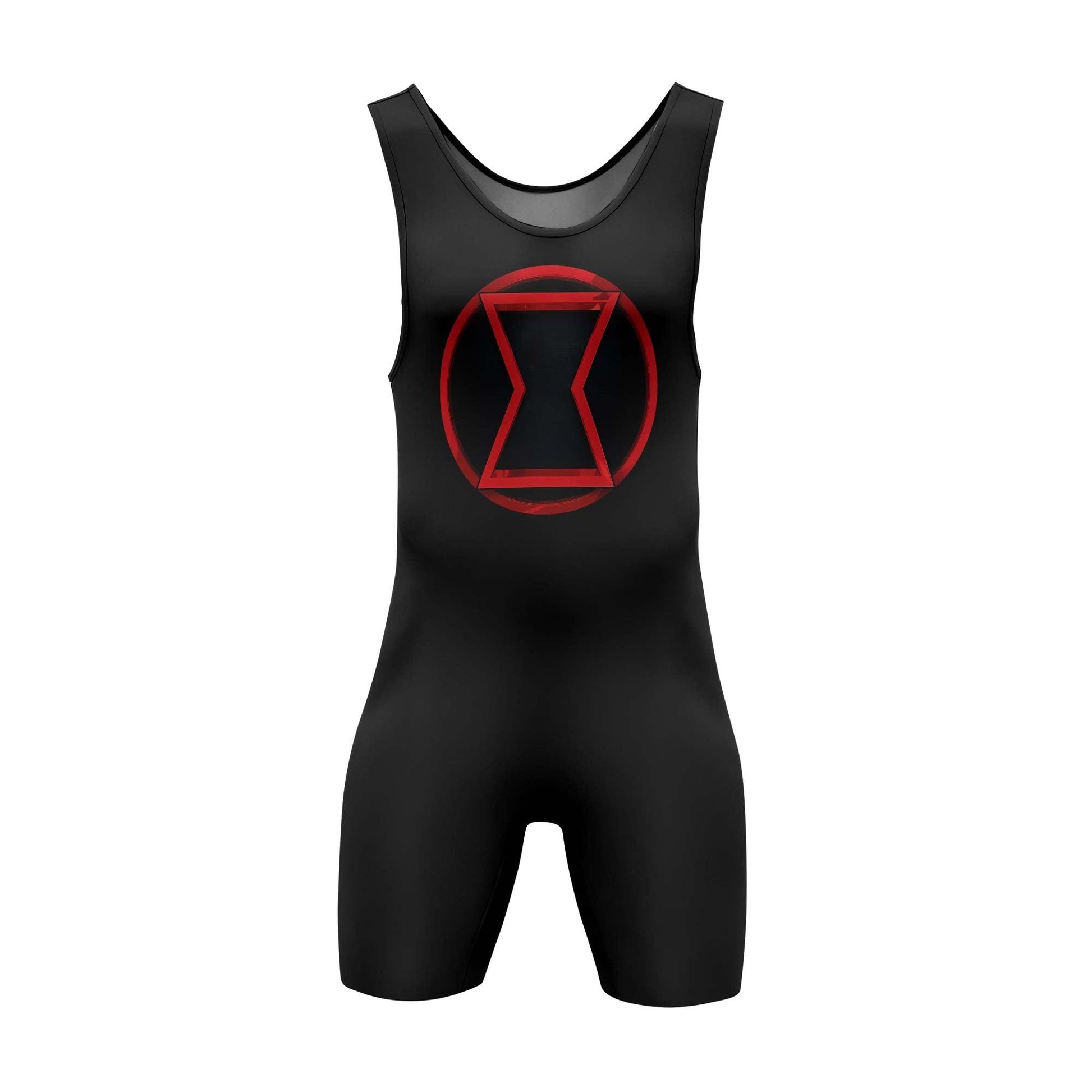 Black Widow Symbol Wrestling Singlet