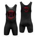 Black Widow Symbol Wrestling Singlet