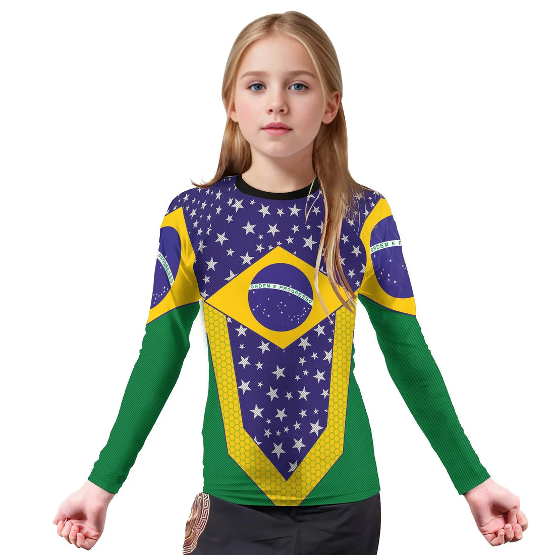 Brazil All Star Kids Rash Guard