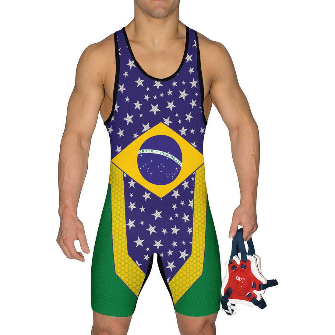 Brazil All Star Wrestling Singlet