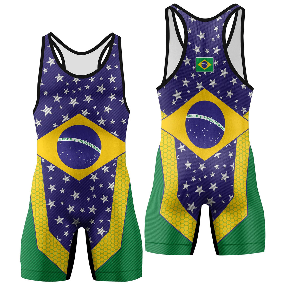 Brazil All Star Wrestling Singlet