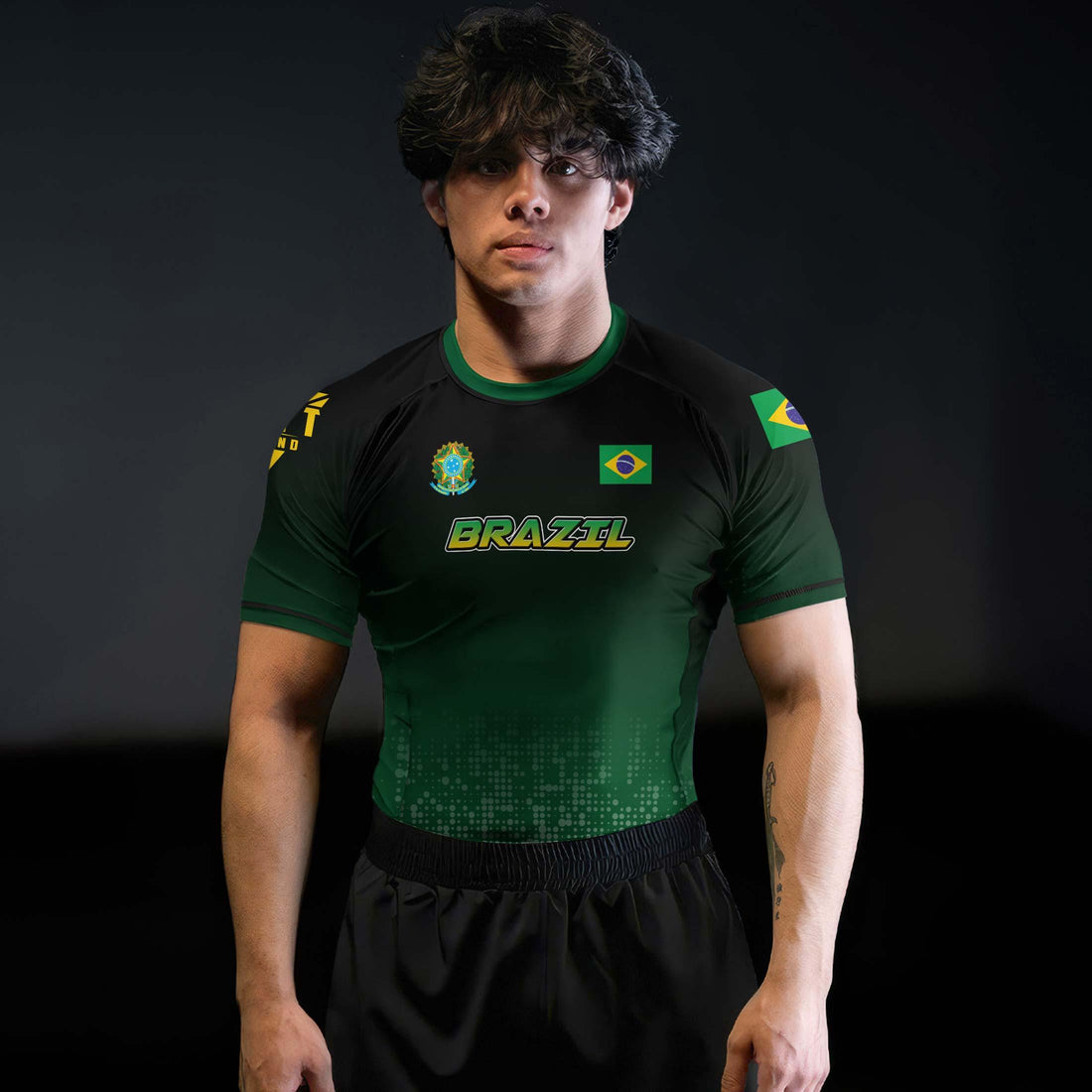 Brazil Halftone Rash Guard