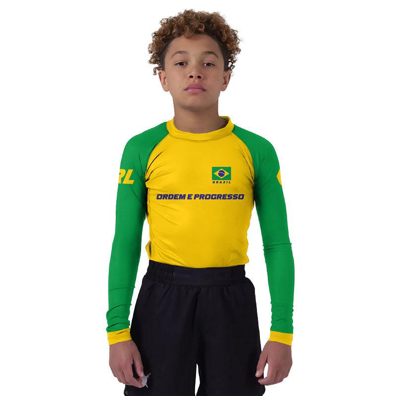 Brazil Kids Rash Guard