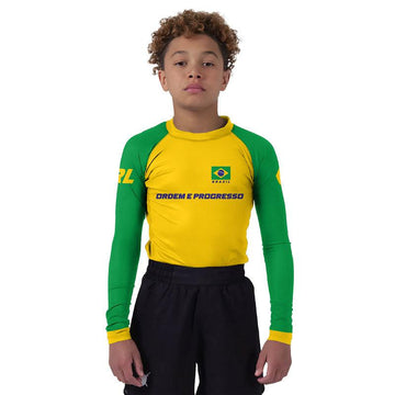 Brazil Kids Rash Guard