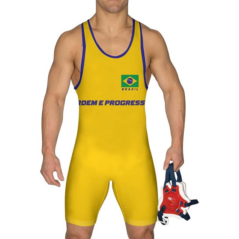 Brazil Wrestling Singlet