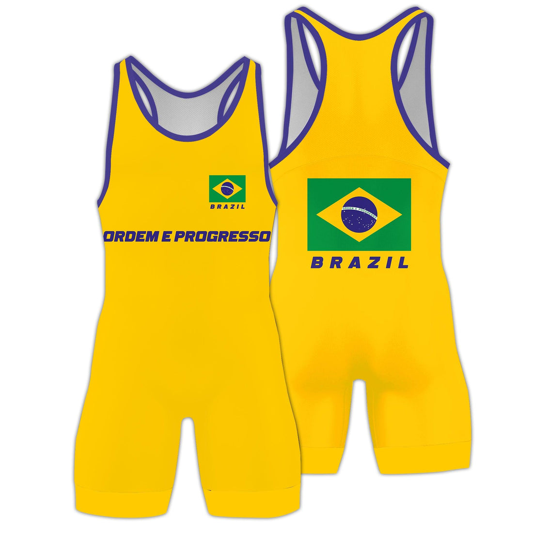 Brazil Wrestling Singlet
