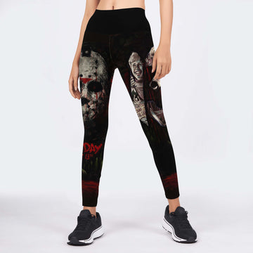 Camp Crystal Lake Friday The 13th Leggings