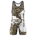 Cheetah Hello Kitty Wrestling Singlet