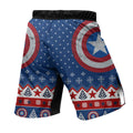Christmas Captain America Fight Shorts