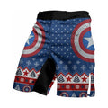 Christmas Captain America Fight Shorts