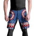 Christmas Captain America Fight Shorts
