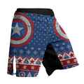 Christmas Captain America Fight Shorts