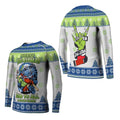 Christmas Santa Choking Grinch Kids Rash Guard