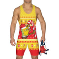 Christmas Spongebob Wrestling Singlet