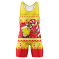 Christmas Spongebob Wrestling Singlet