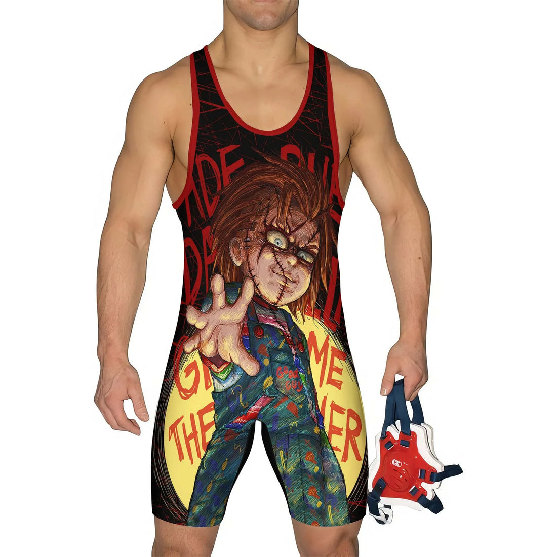 Chucky Return Wrestling Singlet