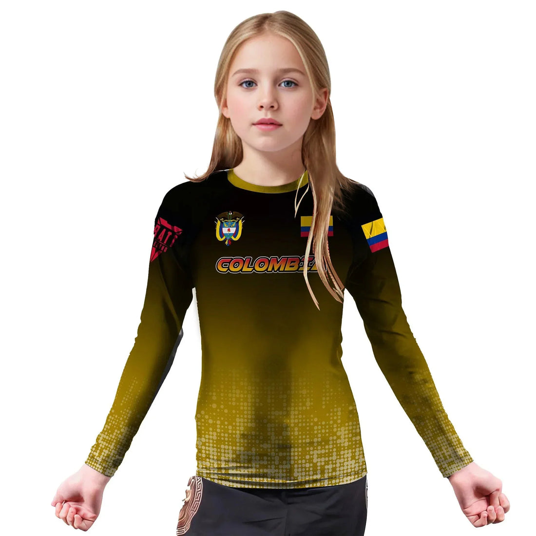 Colombia Halftone Kids Rash Guard