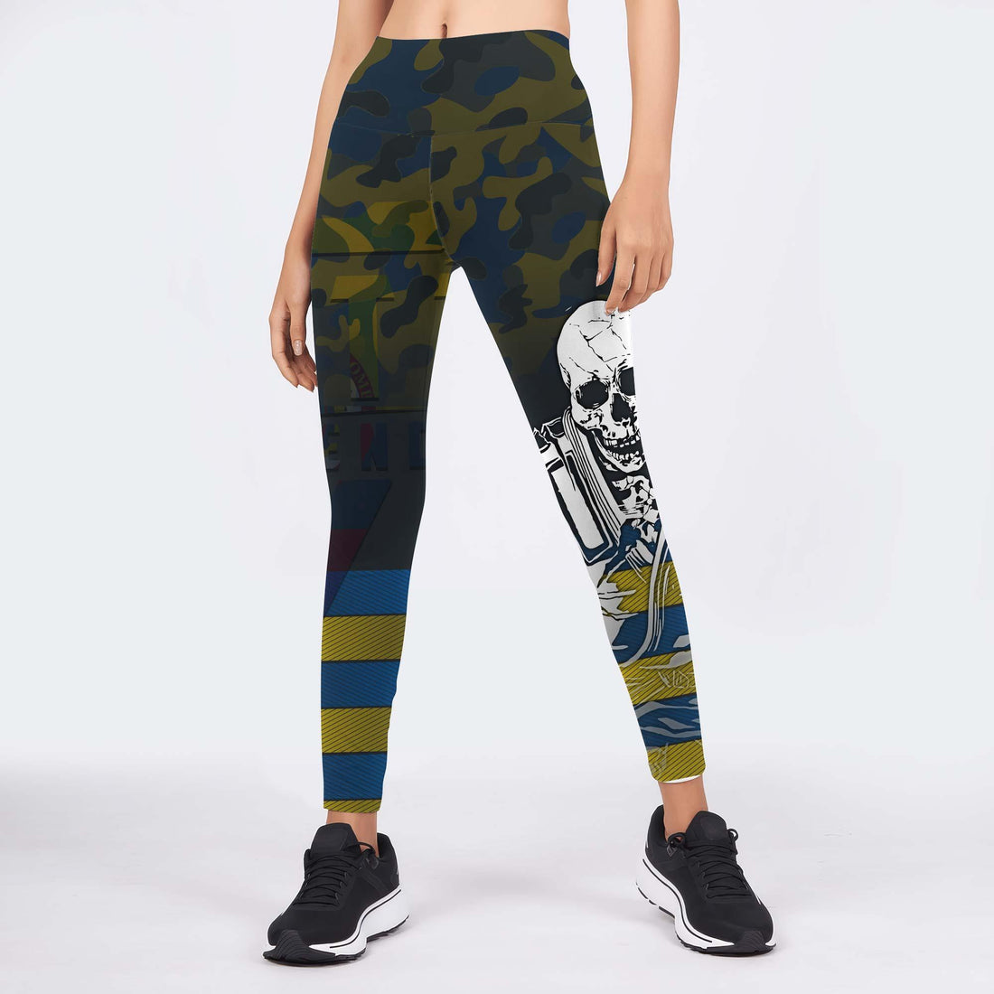 Colombia Skull Fighter Leggings