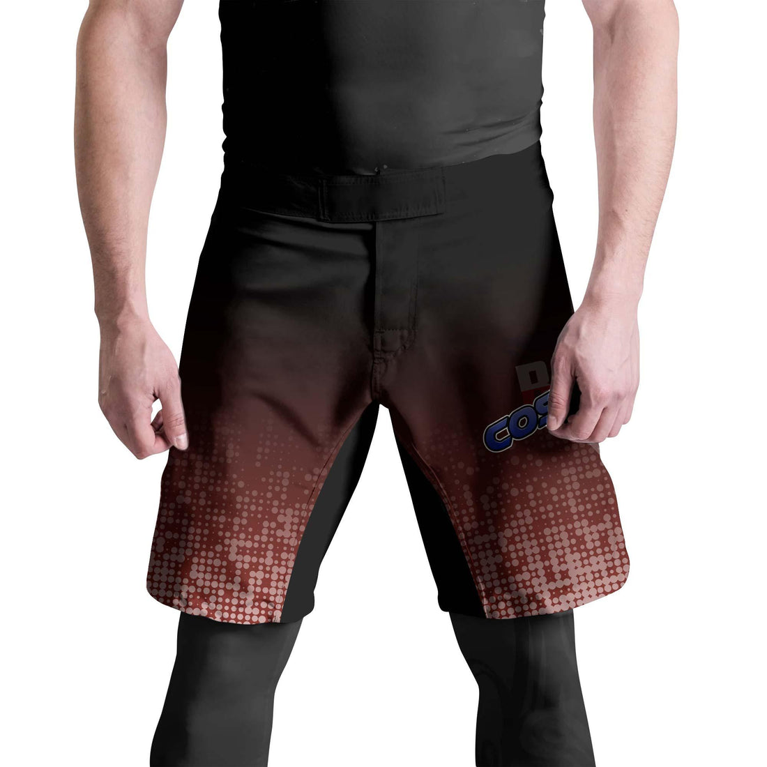 Costa Rica Halftone Fight Shorts