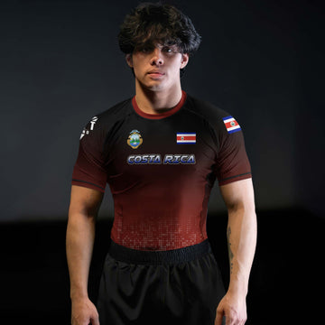 Costa Rica Halftone Rash Guard