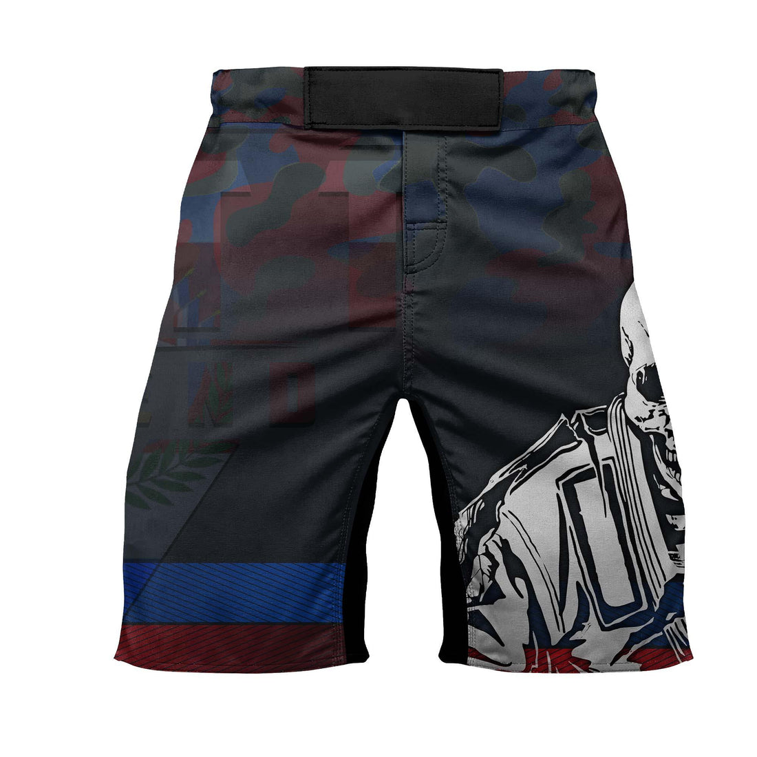 Costa Rica Skull Fighter Fight Shorts