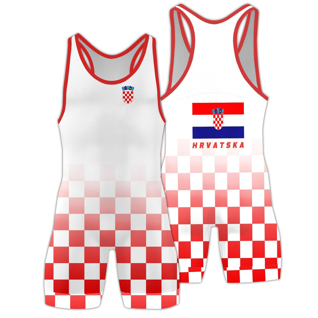 Croatia Wrestling Singlet
