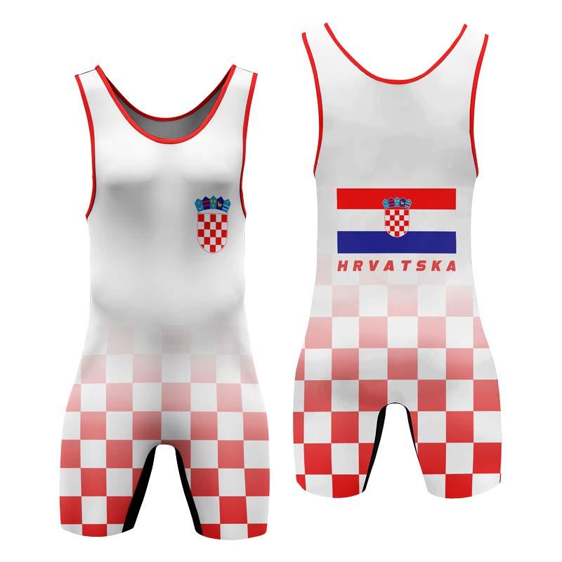 Croatia Wrestling Singlet
