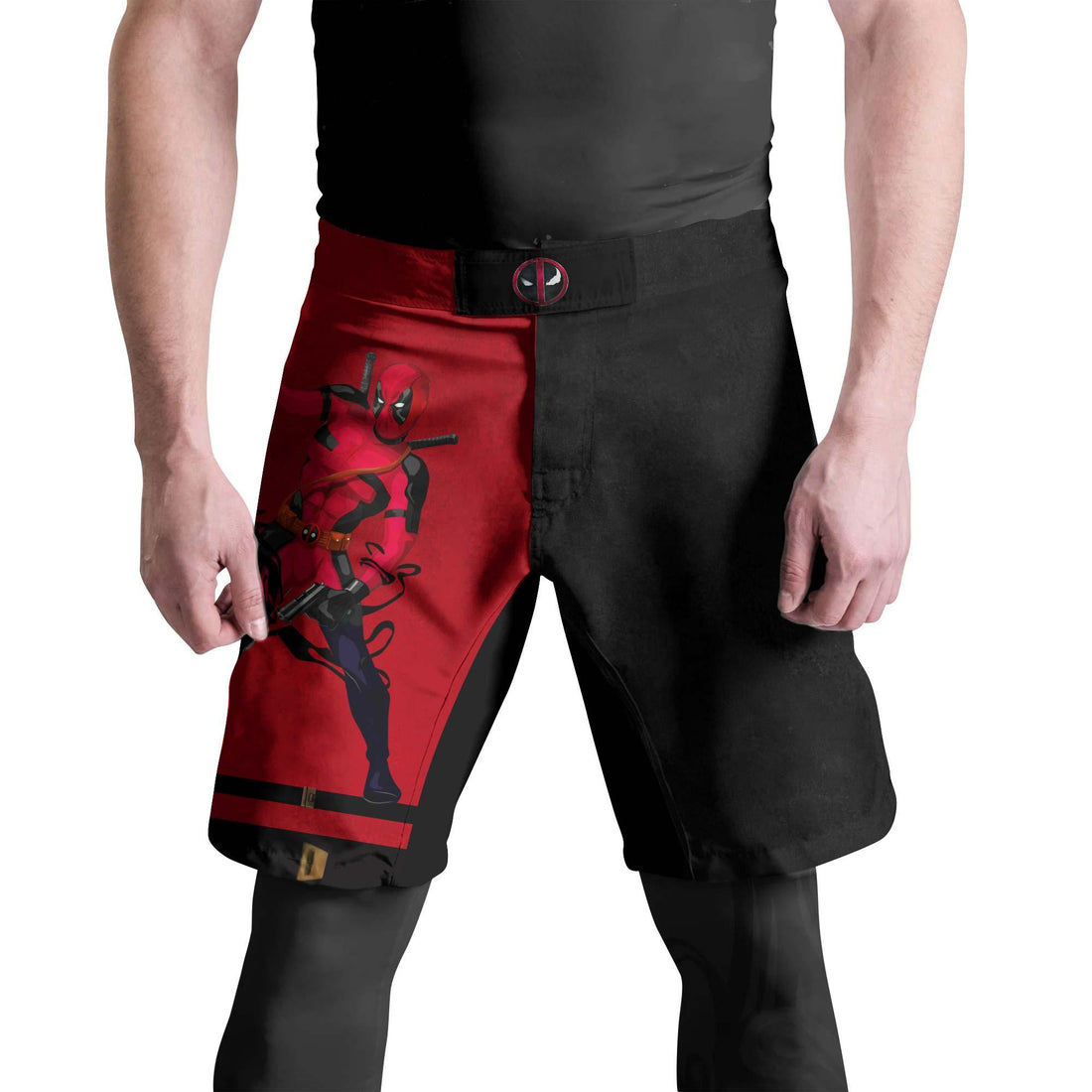Deadpool And Venom Fight Shorts