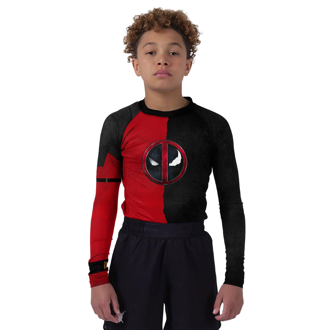 Deadpool And Venom Kids Rash Guard