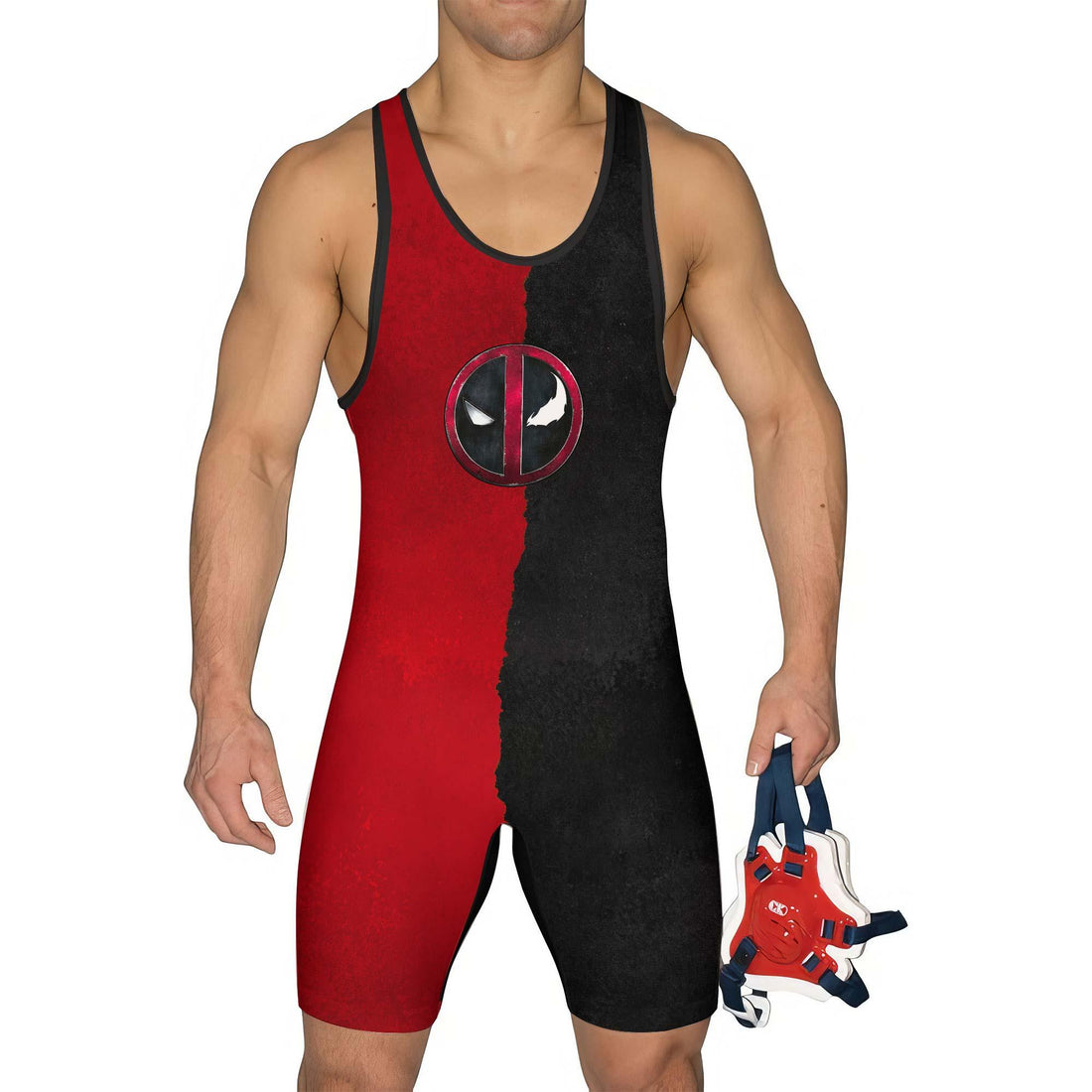 Deadpool And Venom Men's Wrestling Singlet