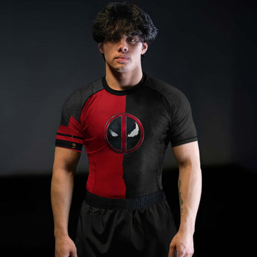 Deadpool And Venom Rash Guard