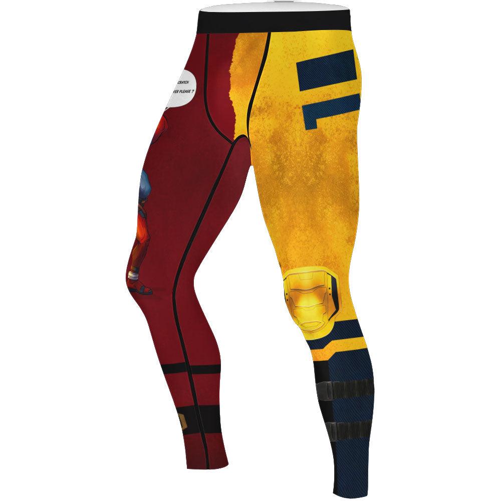 Deadpool And Wolverine Best Friend Choke Men s Compression Leggings